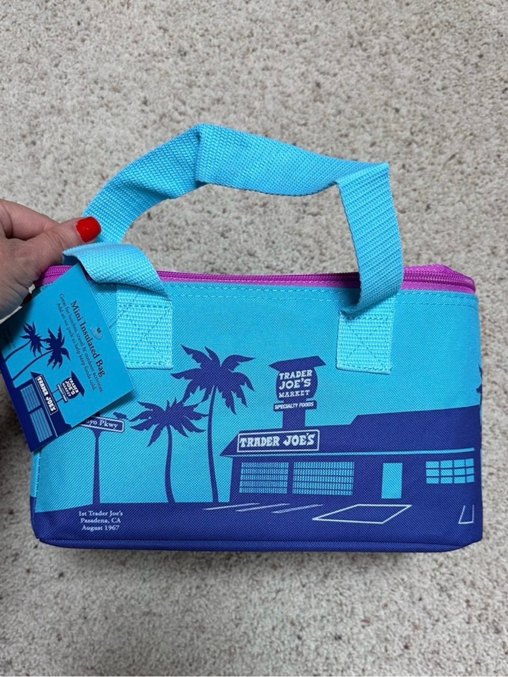 NWT Trader Joe’s Mini Insulated Tote - Picture 2 of 10